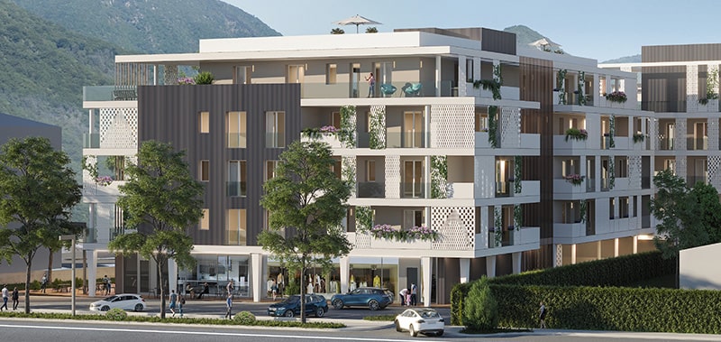 Palazzina Antares, Albino