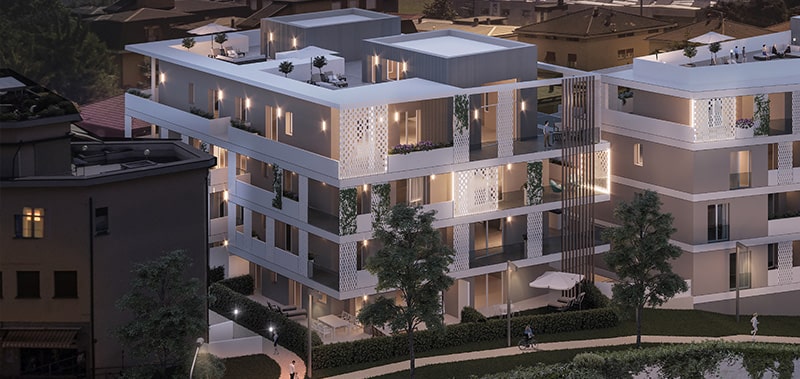 Palazzina Ariston, Albino