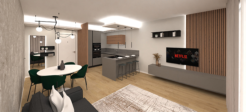 Trilocale 3C - Residenza Antares Albino