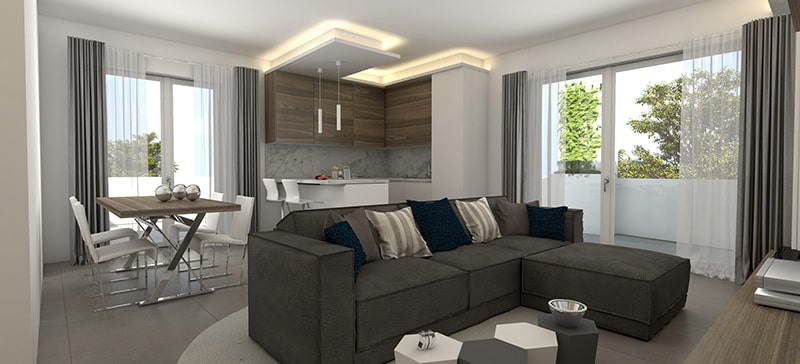 Trilocale I - Residenza Antares Albino